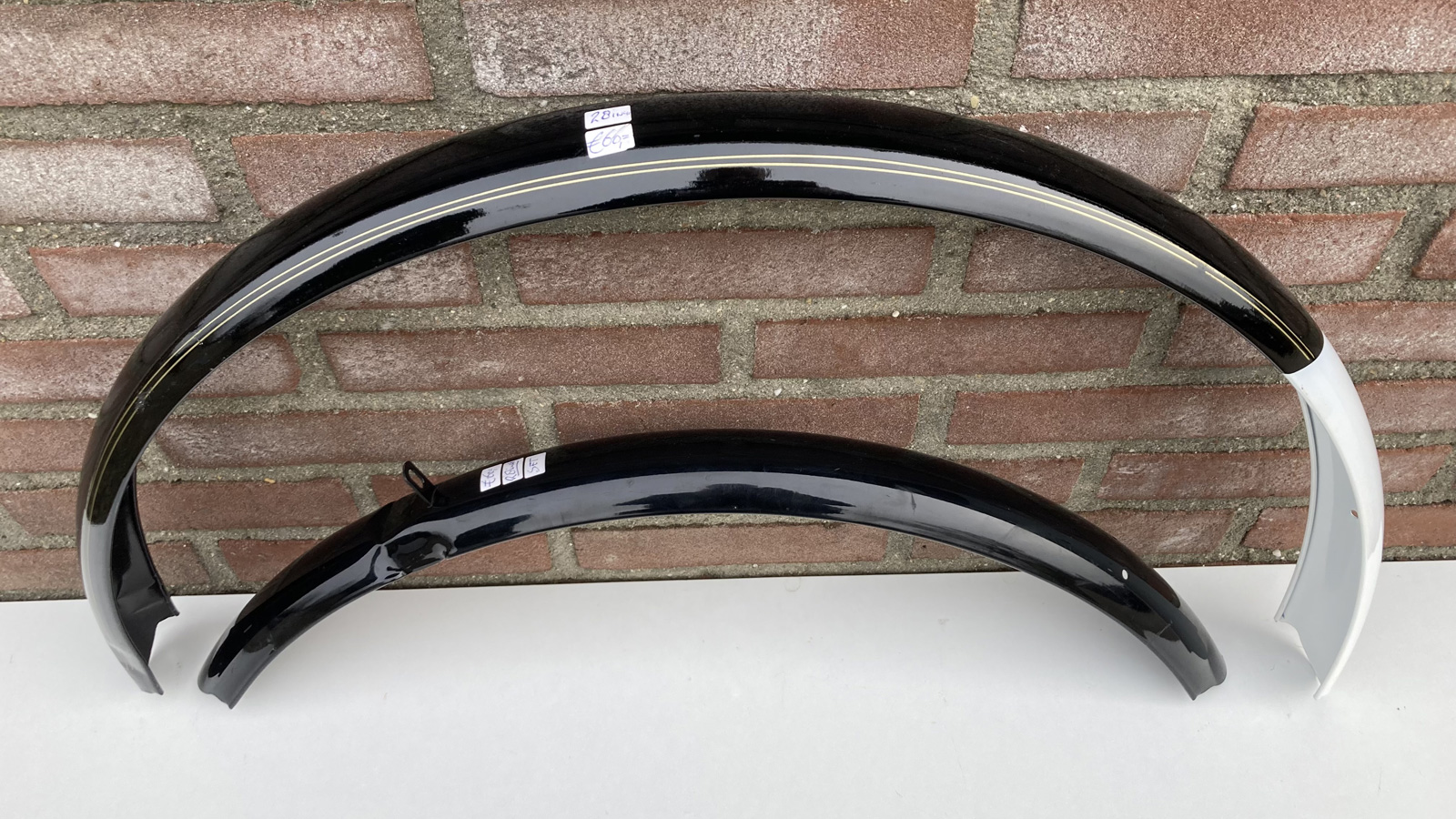 Set brede transportfiets spatborden 28 inch.